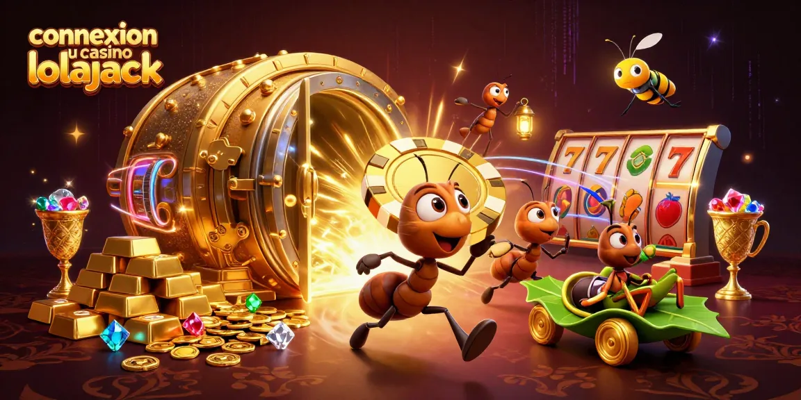 Spin and win with vibrant characters in a dynamic scene, featuring connexion au casino lolajack glistening elements.