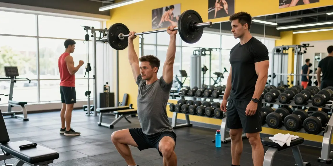 Pharmaqo Shop fitness enthusiasts training with weight lifting in a modern gym