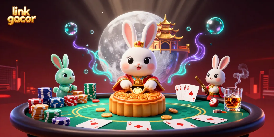 Experience the thrill of gambling with link gacor in this vibrant 3D casino fantasy scene.