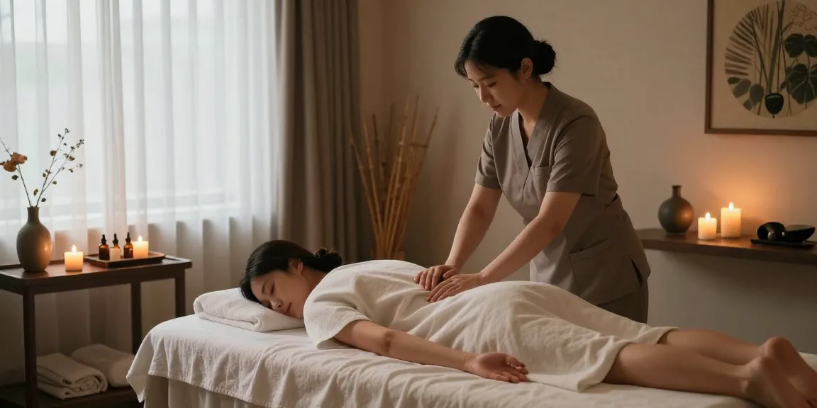 Experience relaxation through 강남출장마사지 in a tranquil spa setting with natural elements providing a serene atmosphere.