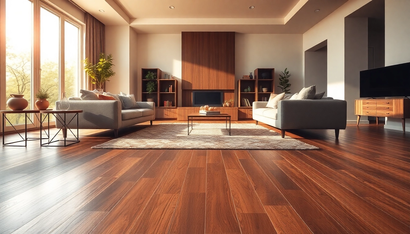 Enhance your space with lvt flooring showcasing a stylish living room ambiance.