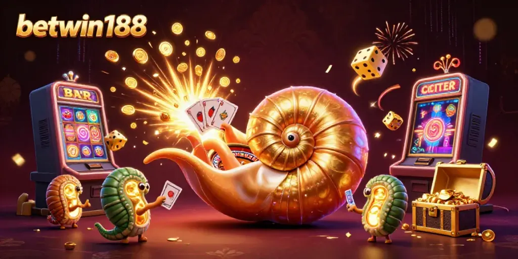 Akses BETWIN188 yang lebih cepat dengan ilustrasi 3D menarik tentang permainan kasino