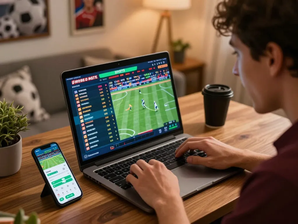 Experience thrilling sports betting with XN88 on your laptop and mobile, engaging in live action.
