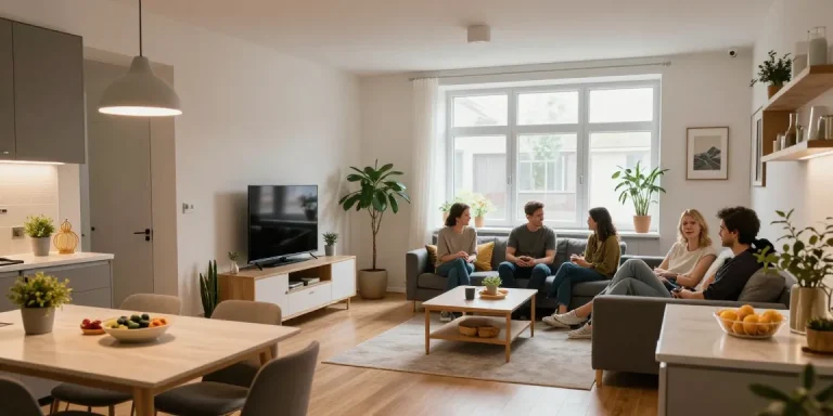 Gemütliches Monteurzimmer in Hannover, ideal für Geschäftsreisende und Touristen mit komfortabler Einrichtung und einladender Atmosphäre.