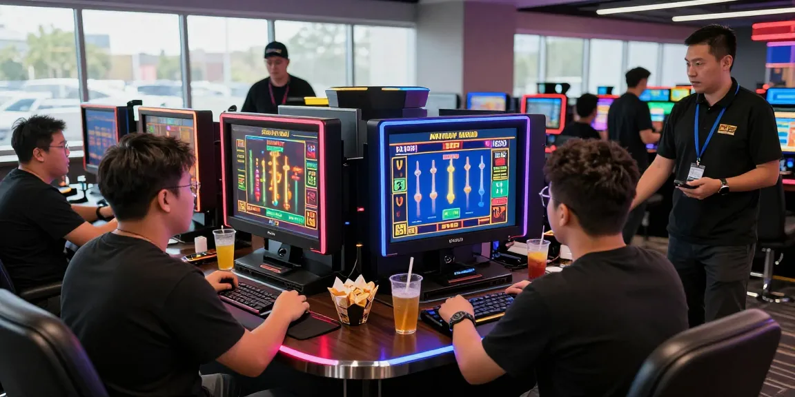 Aviator game players experiencing thrilling moments and vibrant excitement in a modern casino.