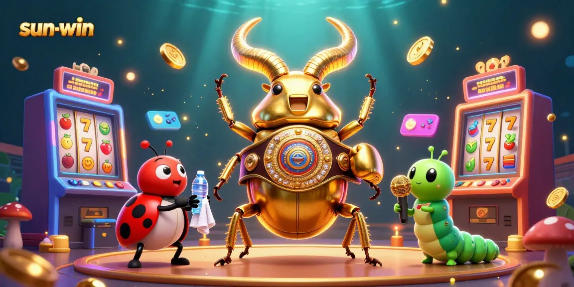 Engage with sun-win's thrilling slot machines in an action-packed casino scene