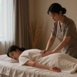 Experience relaxation through 강남출장마사지 in a tranquil spa setting with natural elements providing a serene atmosphere.