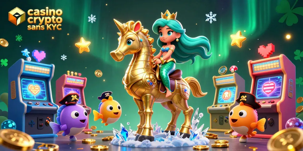 Profitez de l'expérience de jeu au casino crypto sans KYC avec la princesse sirène et ses alliés sous-marins